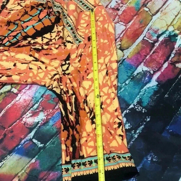 Beige by eci dress multi colored 2X by measurements plus size - Picture 8 of 12